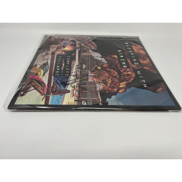 RARE Signed Sleeping With Sirens Complete Collapse Vinyl LP Autographed - Picture 6 of 9